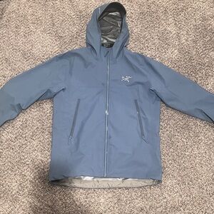 Blue Arc’teryx Beta GoreTex shell